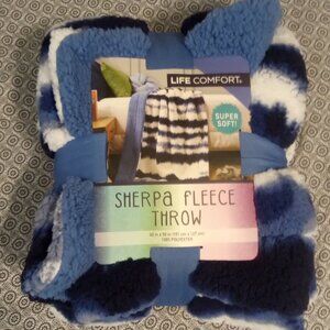 New Sherpa Fleece Throw Blanket